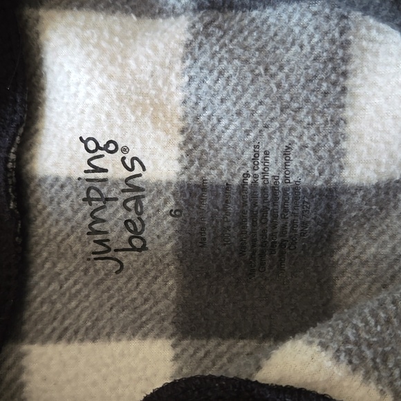 Jumping Beans plaid fleece sweater - Picture 4 of 4